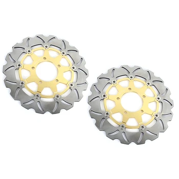 

Front Brake Disc Rotor For Kawasaki Ninja ZX6R 2013-2015 ZX10R 2008-2015 2009 2010 2011 2012 Gold