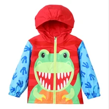 Новинка; куртка для мальчиков; осенние водонепроницаемые детские пальто с длинными рукавами; куртка с капюшоном с рисунком лягушки для мальчиков; детская одежда; одежда для детей