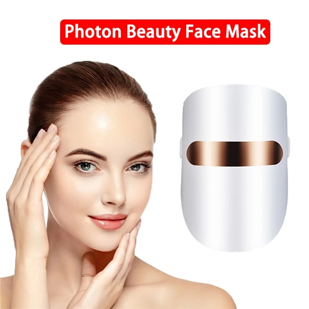 Светодиодный маска для лица очистки Belleza омоложения кожи Фотон светодиодный Уход