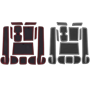 

For SUZUKI SWIFT 2018 12Pcs Anti-Slip Non-Slip Rubber Decorative Cup Holder Sticker Gate Slot Pad Door Groove Mat
