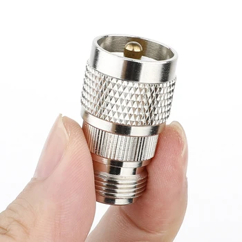 

Alloy Steel N Male Plug to UHF Female SO239 Jack Straight RF Coaxial Adapter Connector