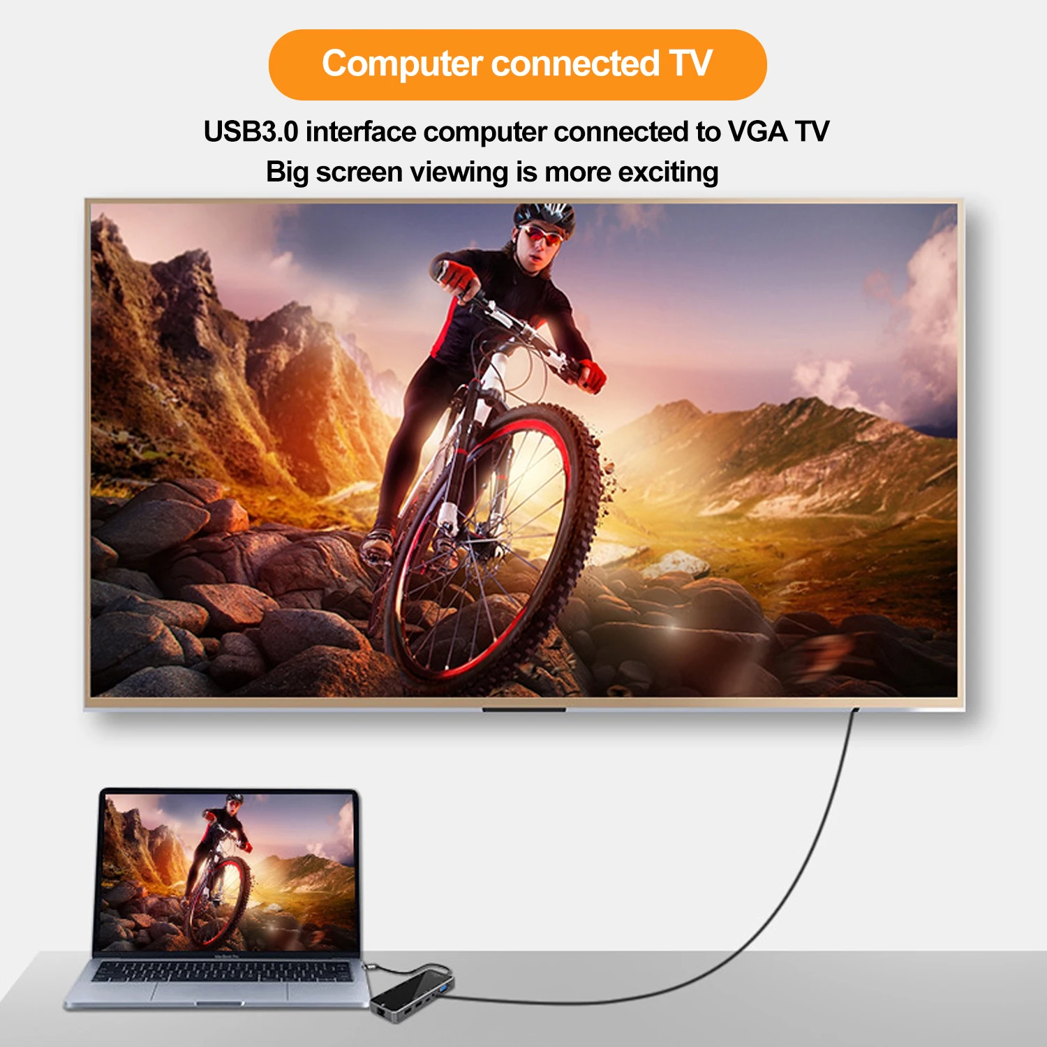 VONETS Портативный usb type-C концентратор адаптер разветвитель концентратор с 4K HDMI порт 3,5 мм аудио порт для домашнего офиса путешествия