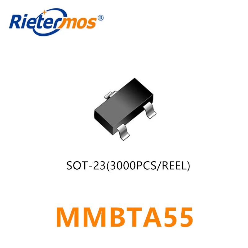 3000 шт. MMBTA55 SOT23 A55 2H MMBTA55LT1G PNP 500MA 60V Бесплатная доставка |