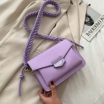 

Girls Shoulder Bag Vintage Retro Totes Bags For Women 2020 Fashion Handbag PU Leather Female Shoulder Messenger Bag Summer Favor