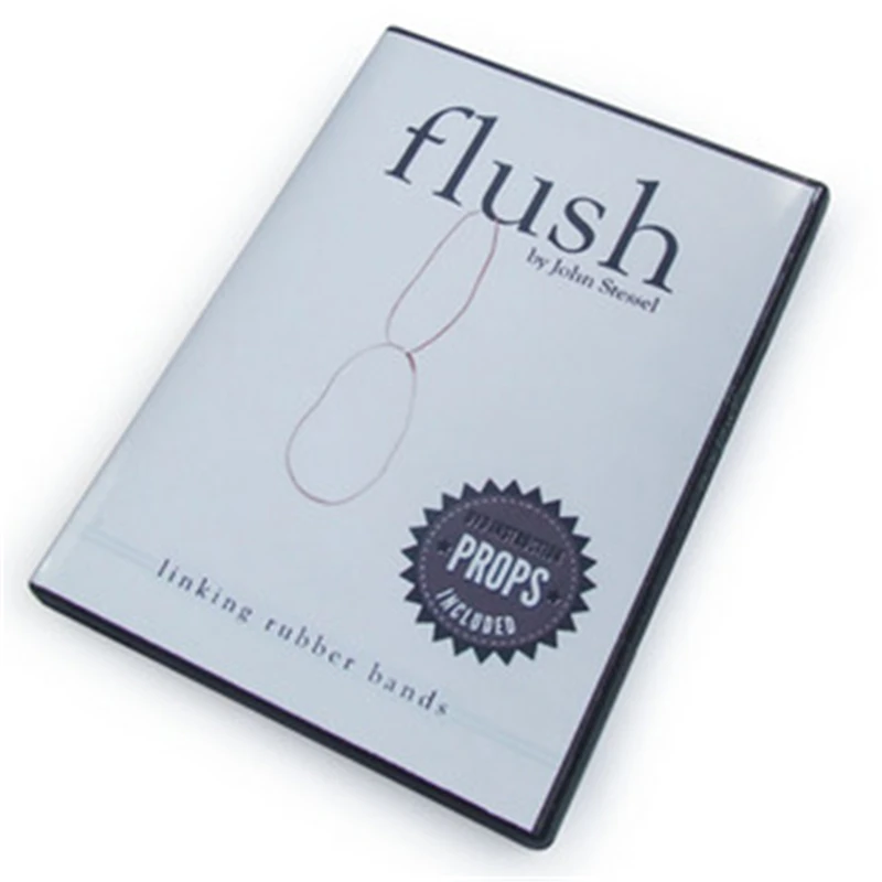 

Flush (DVD And Gimmick) By John Stessel Magic Tricks Rubber Bands Close Up Magic Props Stage Illusions Gimmick Props Comedy