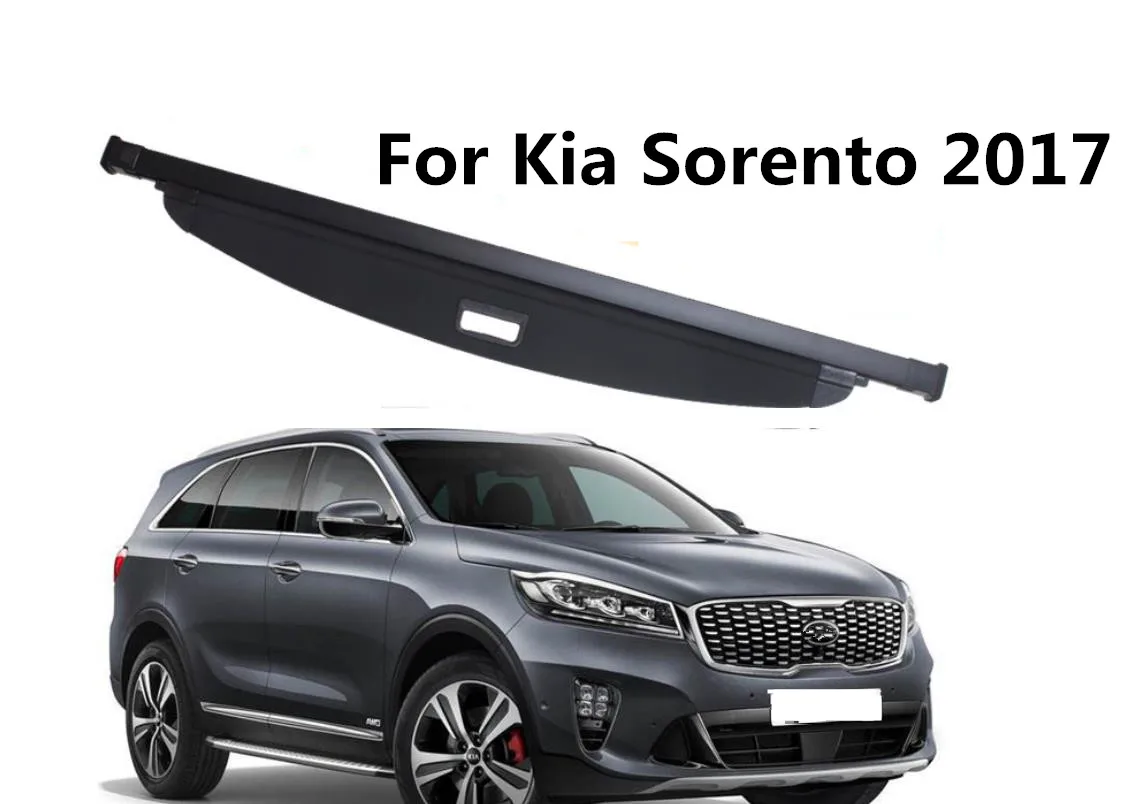 For Kia Sorento 2017 Rear cargo cover privacy trunk screen safety