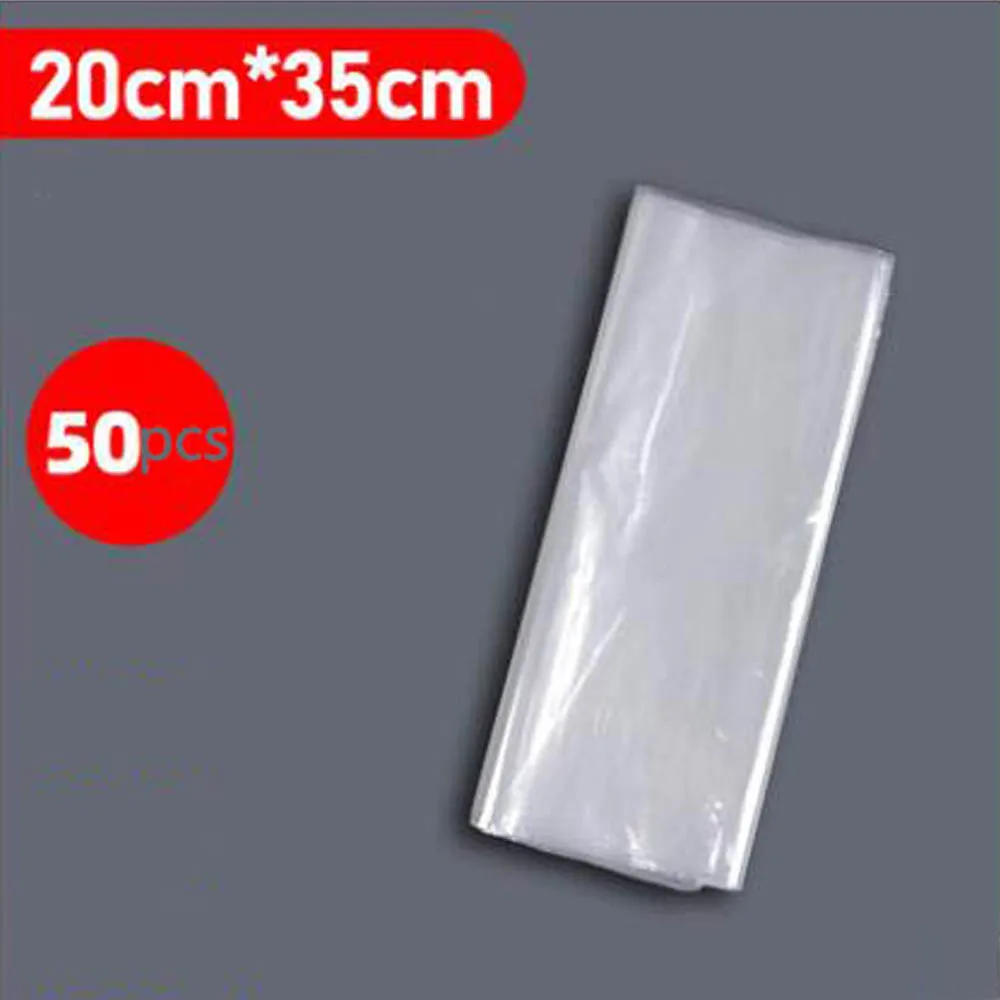 Heat Shrinkable Film Bag Sneakers Plastic Encapsulated Household Hair Dryer PVC Vinyl for Shoes 50 Pieces