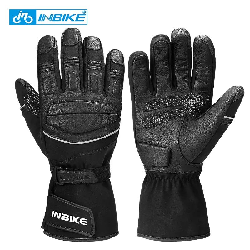 Inbike Windproof Motorcycle Gloves Winter Thermal Bicycle Motocross