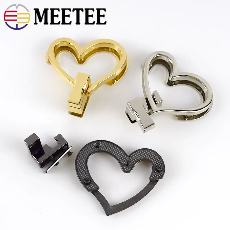 Meetee флэш застежка Поворотный замок пряжки сделай сам сумка кошелек фурнитура