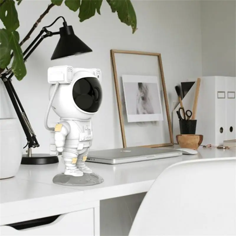 USB Robot Atmosphere Light 360° Lamp Stepless Dimming Projector Night Lamp Network Red Selfie Light For Wall Decoration star night light