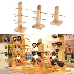 3 шт./компл. Модные солнцезащитные очки в стиле ретро с твердые деревянные очки подставка для солнцезащитных очков с 1/2/3 Слои