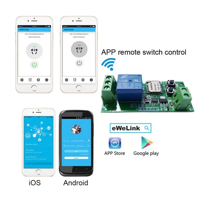 DC5V/5в 32в Wifi переключатель Беспроводное управление умная бытовая техника пульт