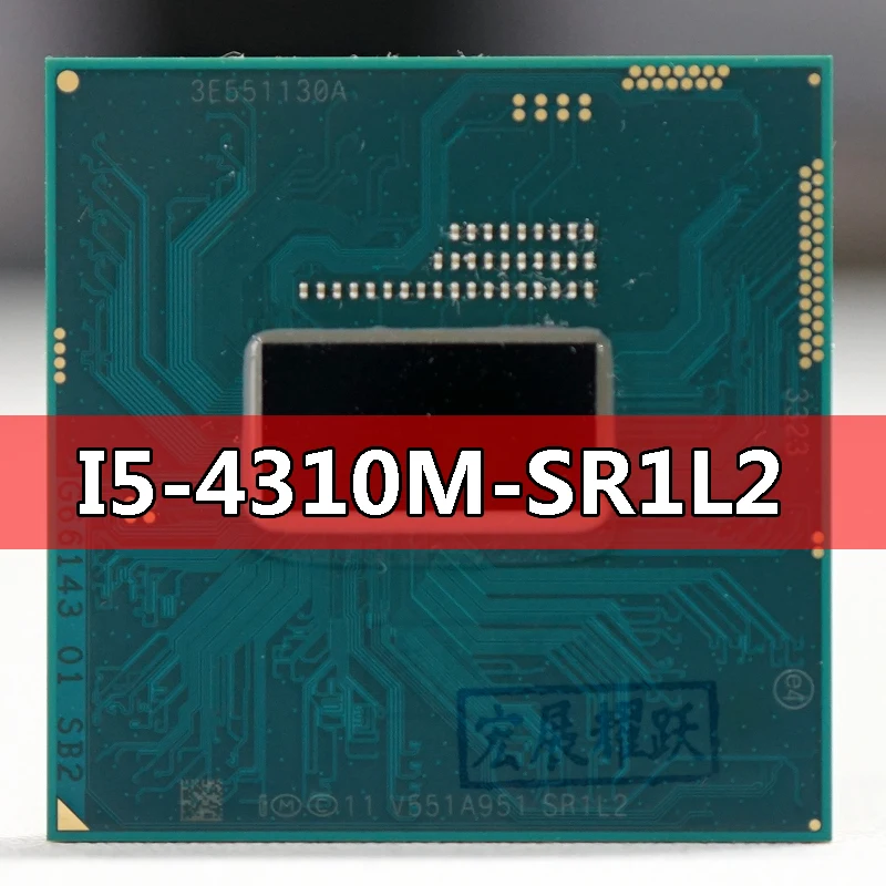 Процессор Intel Core I5-4310M SR1L2 i5 4310M процессор для ноутбука Разъем G3 rPGA946B подходит