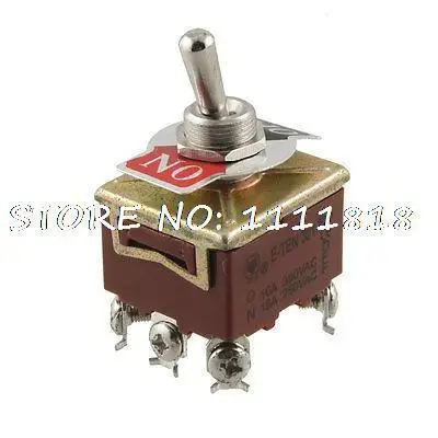 

On-Off 2 Way 3PST Latching Toggle Switch AC 15A/250V 10A/380V