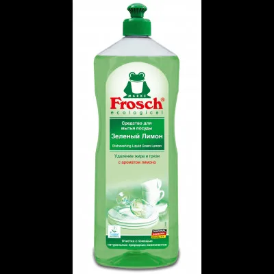 Средство для мытья посуды «Зеленый лимон» Frosch, 1 л