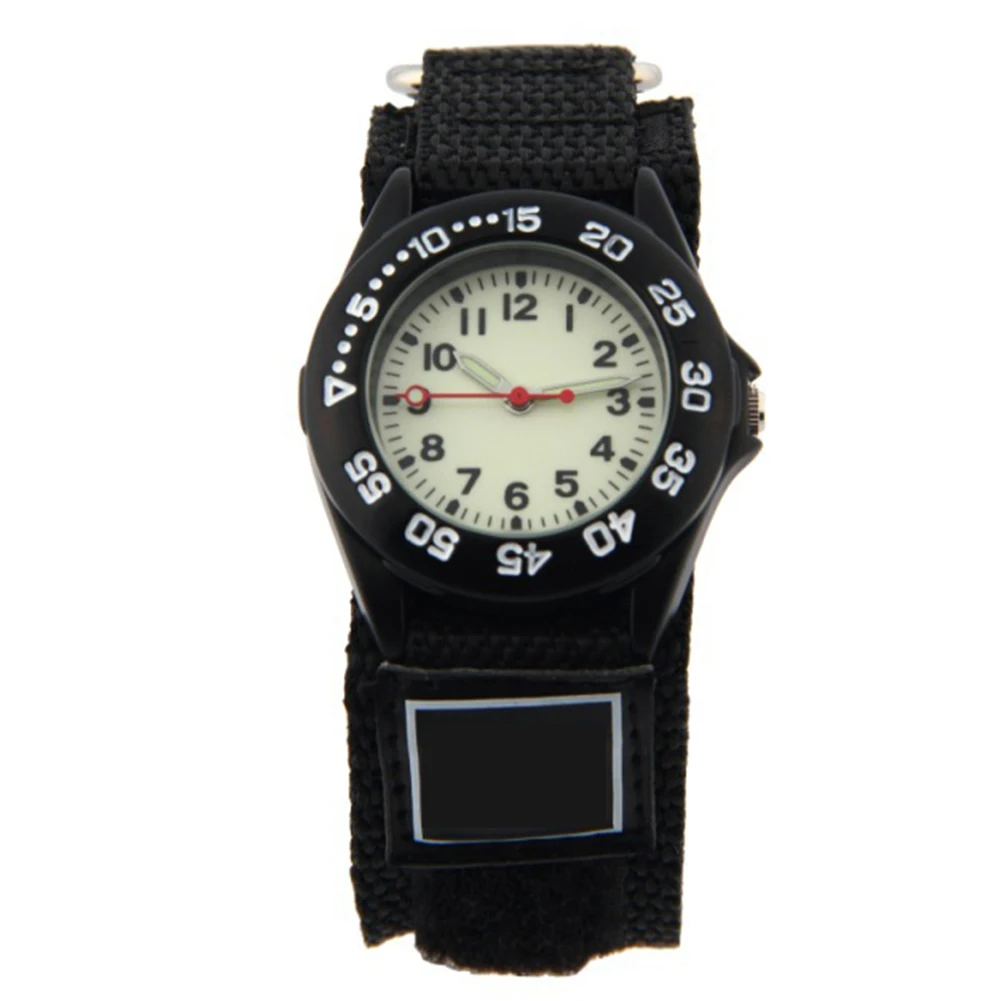 

Luminous Bracelet Kids Children Watch Boy Girl Magic Stickers Quartz Anti-sweat Dark Glowing Antimagnetic Nylon Casual