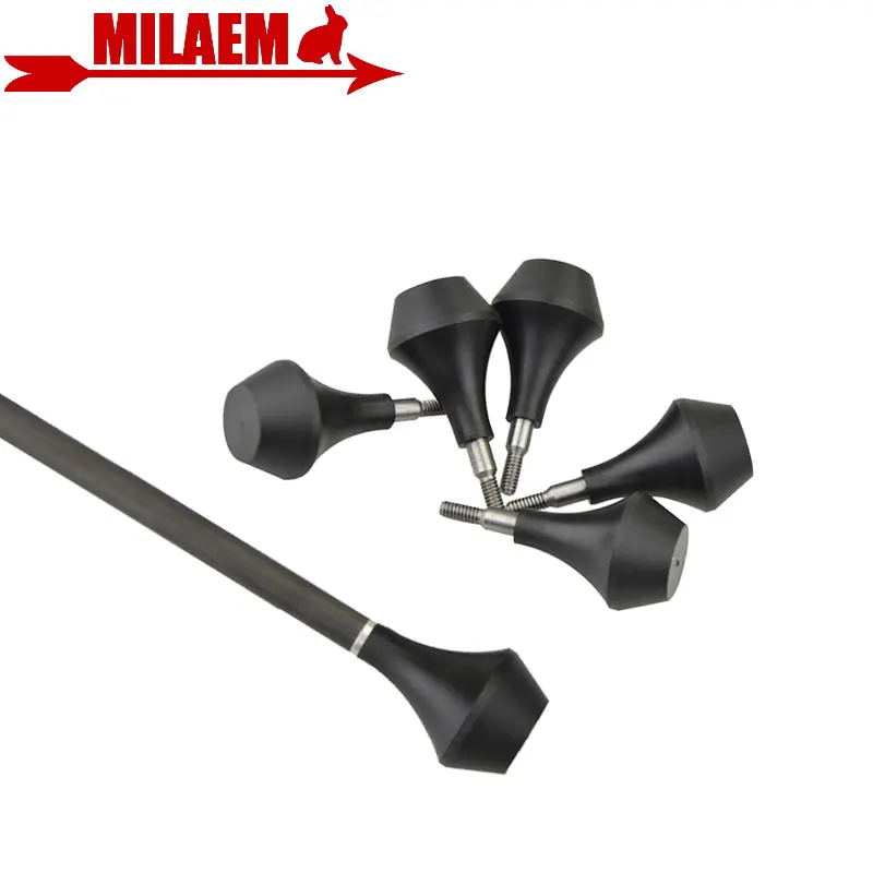 

Archery Blunt Arrowhead Target Arrow Point Nylon Broadhead Safety Arrow Tips Archery Hunting Shooting Game Practice Accessories