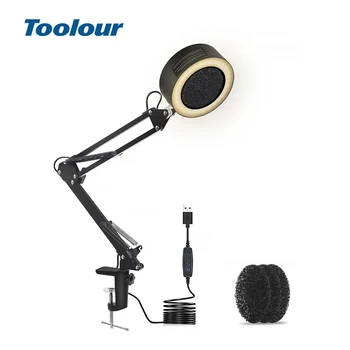 

Toolour Portable Desk-foldable Welding Smoke Removal Device LED Light USB Exhaust Fan Filter Sponge 3-in-1 For DIY Solder Rework