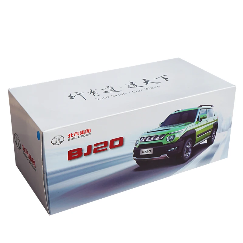 Литья под давлением 1:18 Модель автомобиля Beijing Jeep BJ20 1:18(зеленый, белый, синий