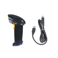 2D Barcode Scanner USB Wired Automatic Barcode Scanner Scanning Barcode Bar-code Reader Black Simple Installation usb wired auto induction laser car code scanner black grey