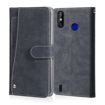 Перейти на Алиэкспресс и купить Роскошный винтажный Чехол Tecno Spark 4 Air 3 Pro Power CM (KA9) POP 3 2 Чехол кожаный флип-кошелек с подставкой для карт Магнитный чехол для телефона с книгой