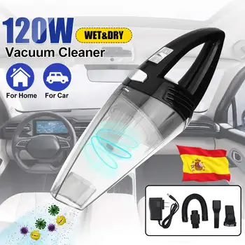 

120W Car Vacuum Cleaner High Suction For Car Wet And Dry dual-use Vacuum Cleaner Handheld 12V Mini Car Vacuum CleaCoche
