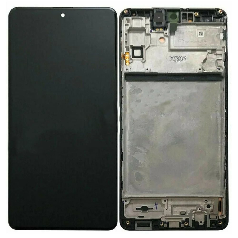 

for Samsung Galaxy M51 SM-M515 Black Color Original AMOLED LCD and Touch Screen Assembly with Front Frame