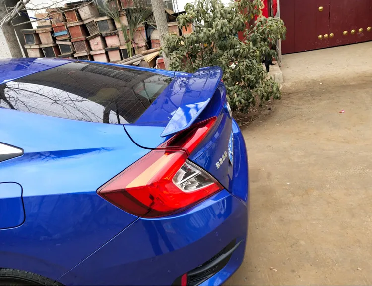 Подходит для Honda Civic 10 ABS GT stylr задний спойлер заднего крыла 16-19