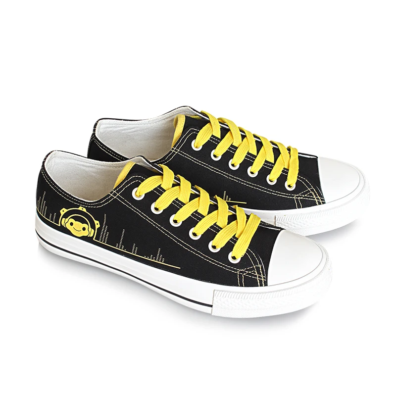 Canvas High Top Sneaker Casual Skate Shoe Boys Girls Lovely Lion Heads