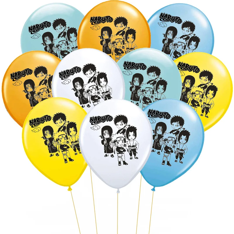 Nouveau 10 Pieces Dessin Anime Naruto Latex Ballons Uzumaki Ballon Animation Fans Anime Enfants Jouets Joyeux Anniversaire Fete Decorations Globos Aliexpress