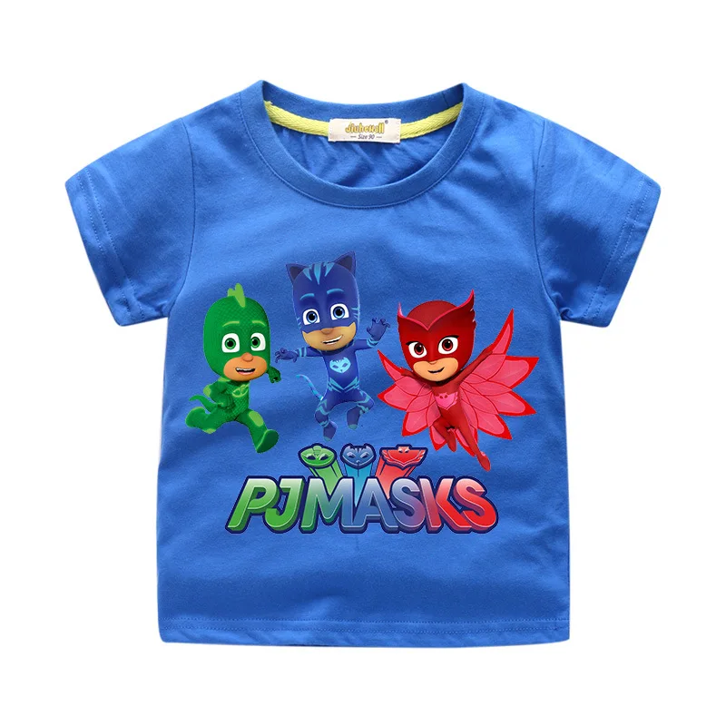 

Pj Masks T-shirt Baby Clothes Costume for Kids Cartoon Toys Pattern Birtthday Party Children's Gifts Christmas Present