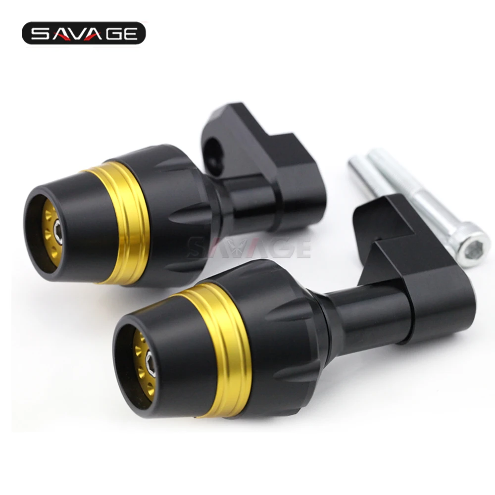 Рамка слайдер Крушение протектор для KAWASAKI Z1000 2010- 11 12 14 15 16 18 19 аксессуары для мотоциклов катушки защита от падения - Color: Gold