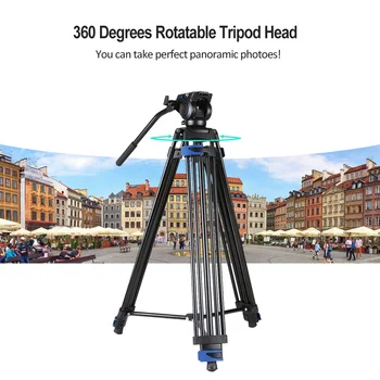 

Camera Tripod Monopod with 360 Panorama Ball Head Quick Release Plate 3-Section Tripod for Camera Nikon Sony DSLR