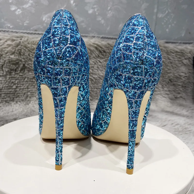 Navy Sparkly Heel Dilemma