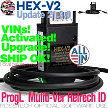 Promoção nova atualização real hex v2 interface para vagcom vag com vw-audi professional scan code reset 1996-2021 atualização de ferragem