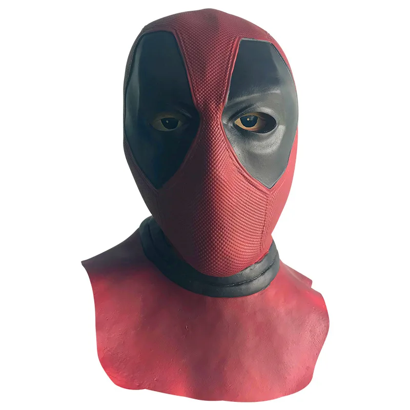 

Marvel Cosplay Comics X Weapon Props New Variants Marvel Anti-hero Deadpool Latex Mask Hat