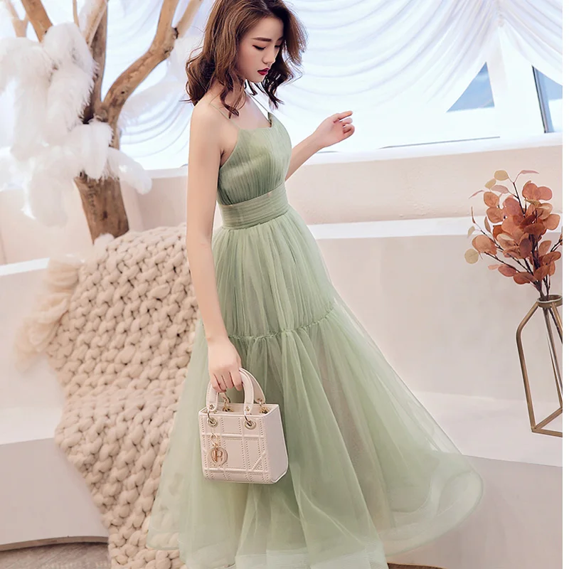 Skyyue коктейльное платье без рукавов ТРАПЕЦИЕВИДНОЕ милое платье Vestido De Coctel размера плюс с рюшами платье длиной до середины икры коктейльное платье E780