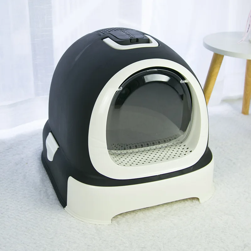 

Litter Box Large Size Double Layer Deodorant Cat Litter Scoop Pet Drawer-type Toilet Automatic Pooper Scooper