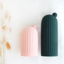 Грелка, силиконовая бутылка, зимний нагреватель с трикотажной крышкой, грелка, бутылка