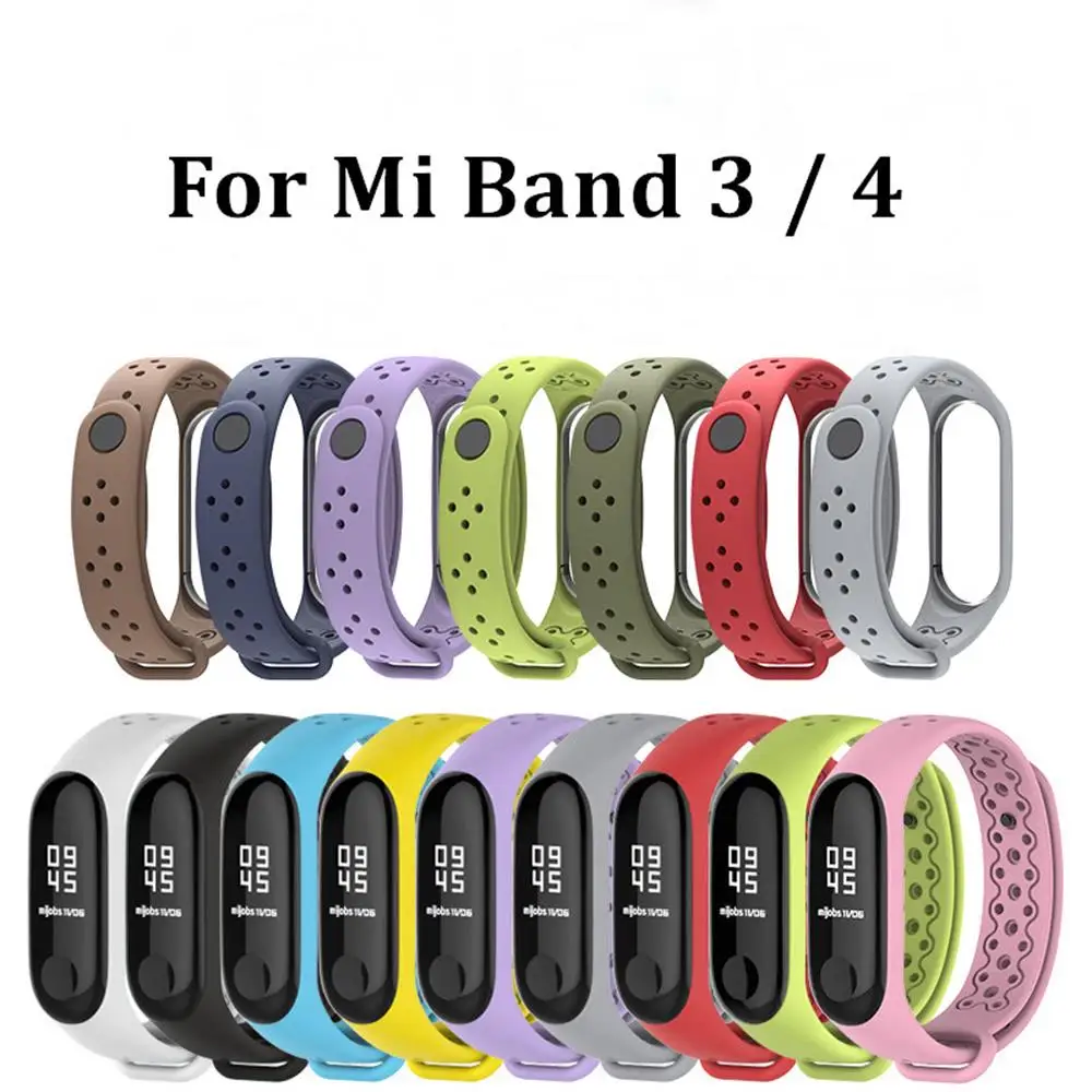 Силиконовый браслет Duoteng Mi Band 3 для Xiaomi спортивный смарт-браслет mi band 4 ремешок Miband