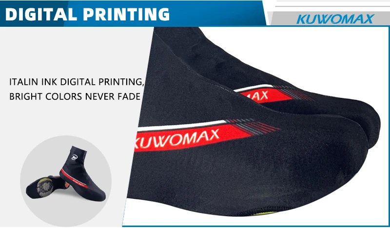 2020 KUWOMAX Professional MTB Cycling Shoe Cover Reflective Cycling Shoe Cover Quick Dry 100% Lycra Men Sports Sneaker Covers.