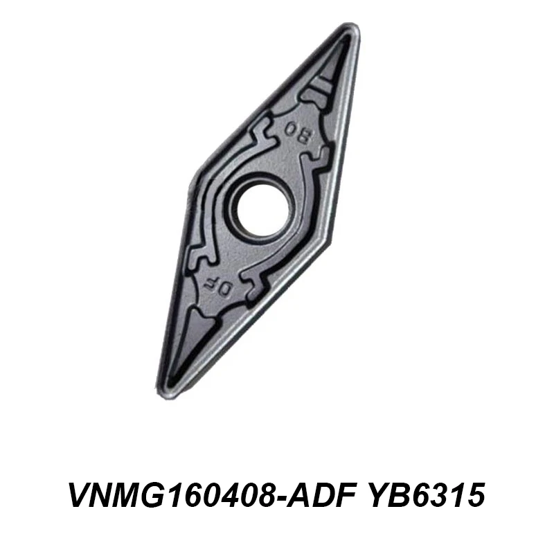 

Оригинальный VNMG 160408-ADF VNMG160408-ADF YB6315 обработки стали CNC Фрезерные фрезы Внешний поворотный держатель карбида вставки