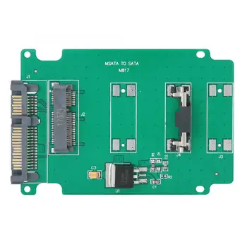 

MSATA SSD to SATA3 Driver-Free Converter Adapter Riser Card for Laptop Notebook Computer