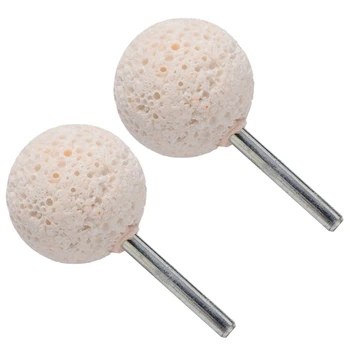 

2Pcs 6X40Mm Grinding Wheel with Handles, Automobile Tire Grinding Head, Rubber Surface Polishing Head