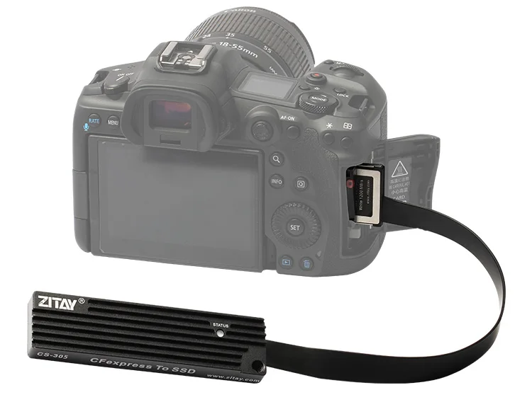 

CFexpress to SSD Convertor Adapter For Nikon Z6 Z7 D5 D6 D850 D500 PANASONIC DC-S1/S1R Canon EOS 1DX MarkIII R5 C500 MarkII