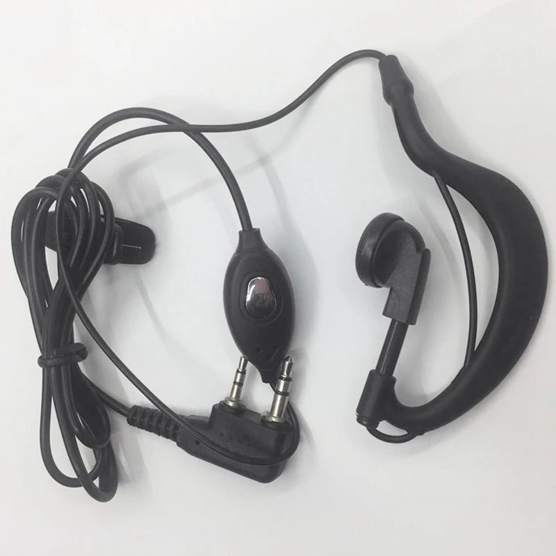 5Pcs Mic PTT Headphone Walkie Talkie Earpiece for Baofeng UV 5R UV 5RE UV 6R BF 888S Two Way Radio