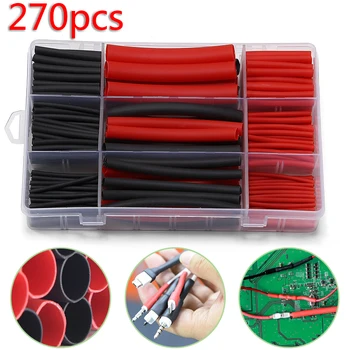 

270pcs Heat Shrink Tube Double Wall Box Insulating Cover Polyolefin Storage box