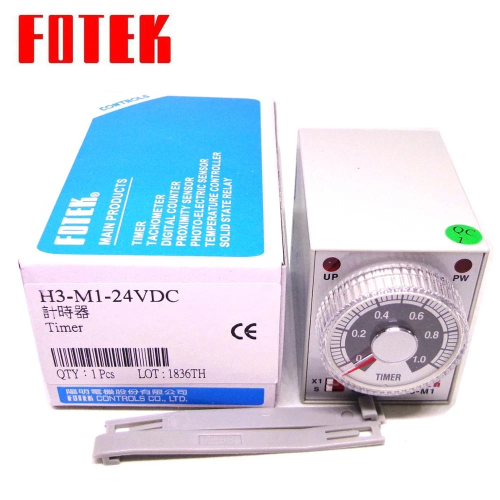 Fotek H3 3s 2v H3 6s 2v H3 30s 2v H3 M1 2v H3 M3 2v H3 M6 2v H3 6s 24v H3 M1 24v H3 M3 24v M6 24v Brand New