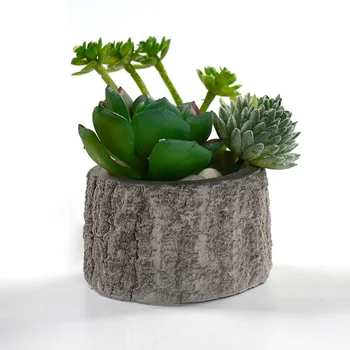 

Round Concrete Succulent Pot Moulds Plaster Cement Flower Pot Mold