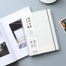 Корейские записные книжки и дневники, блокнот для записей, школьные офисные канцелярские принадлежности, A5 B5, креативный простой дневник Cornell ledger, офисные принадлежности